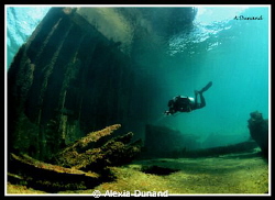 Temple hall wreck, Arrecife, Canary Islands. by Alexia Dunand 